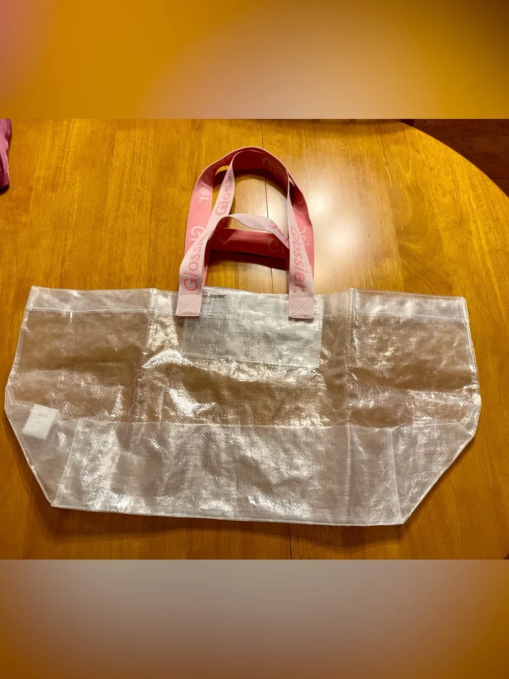 New, Glossier Errand Tote Bag, Pink Capsule Collection, Limited Edition